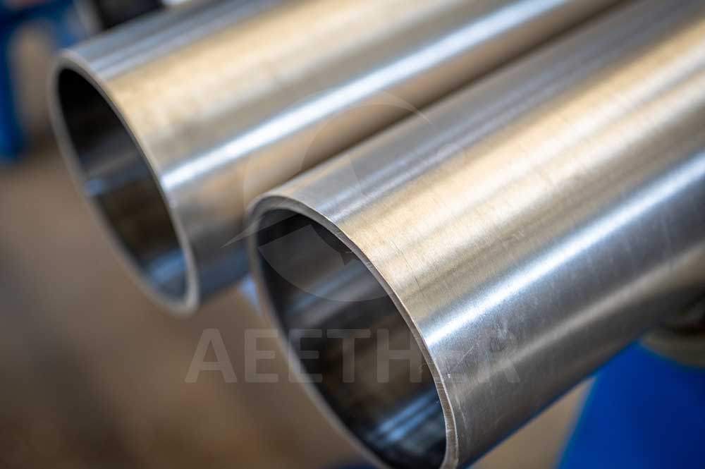 photo of nickel alloy pipes