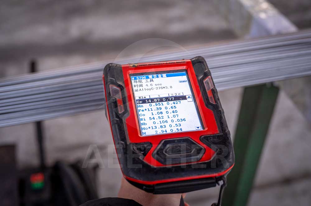 photo of nickel alloy pipes