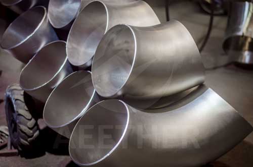 Incoloy DS elbow sandblasted